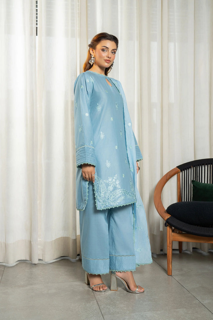 Solid Story by Panache Pret Solids Lawn 3 Piece Skye