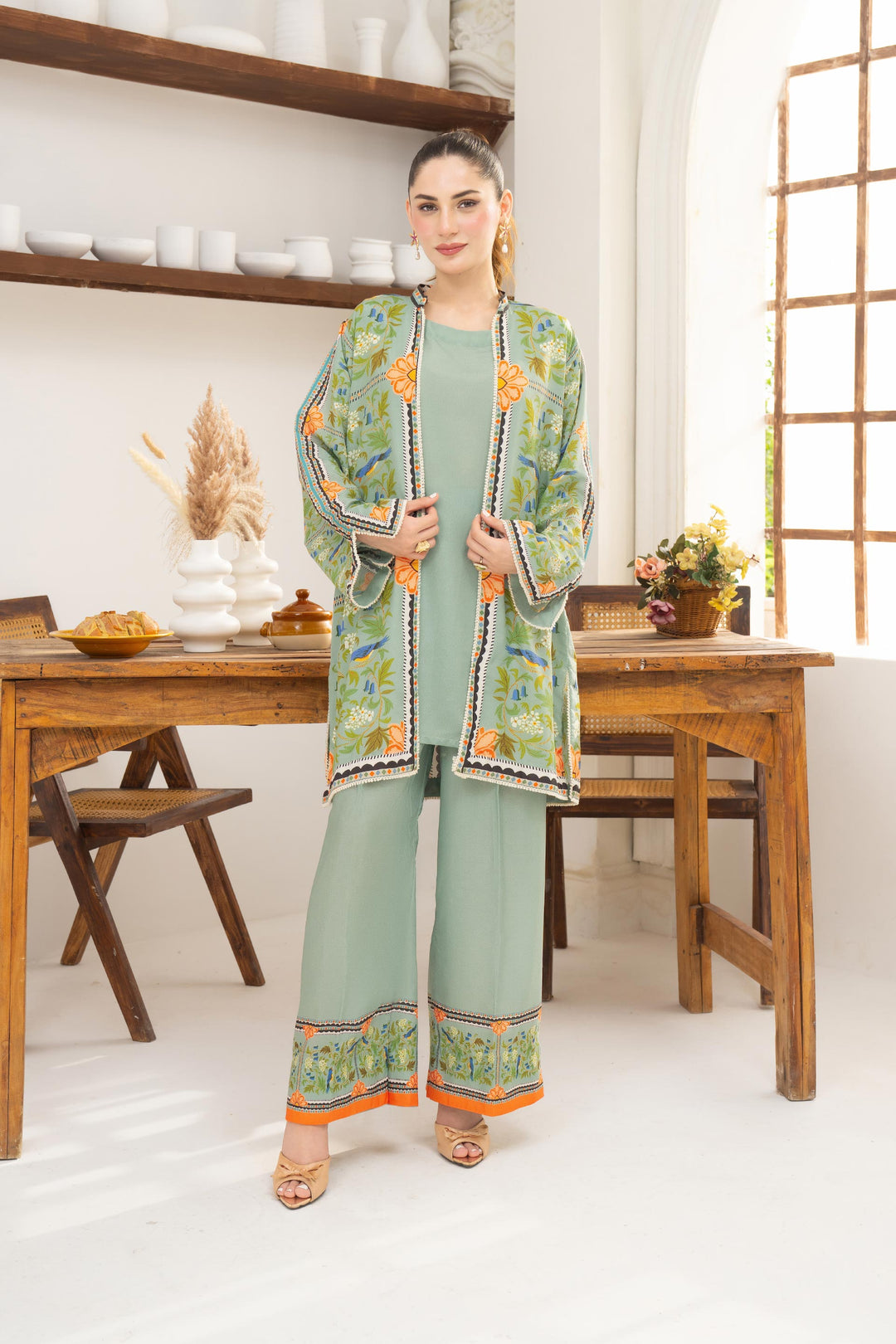 Florise by Panache Pret Printed Lawn 3 Piece Ocean Mist