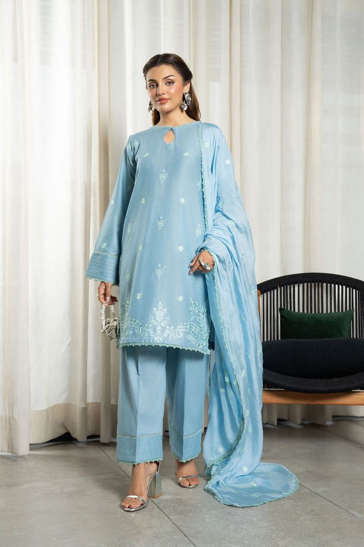 Solid Story by Panache Pret Solids Lawn 3 Piece Skye