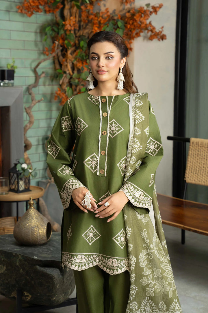 Solid Story by Panache Pret Solids Lawn 3 Piece Vana