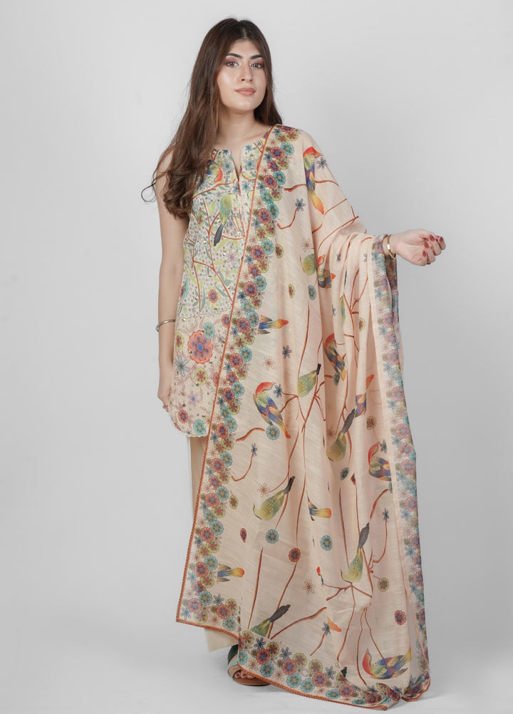 Vibgyor Fashion Embroidered Printed Lawn Suits Unstitched 3 Piece Skin Bagoda D6-S-25