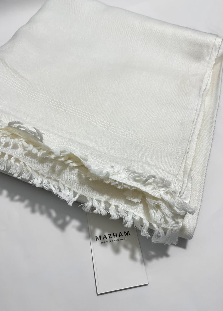 Mazham Wool Shawl Unstitched Peanut Wool - Winter Collection