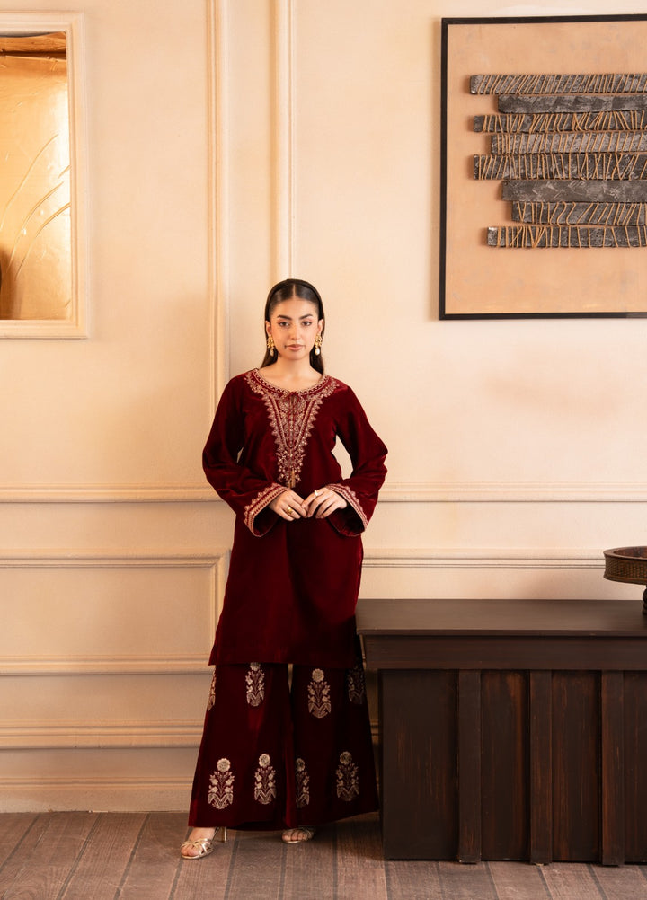 The Velvet Rise by Fozia Khalid Pret Crimson Grace - Festive Collection