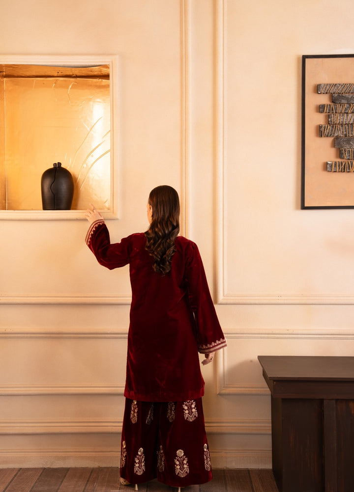 The Velvet Rise by Fozia Khalid Pret Crimson Grace - Festive Collection