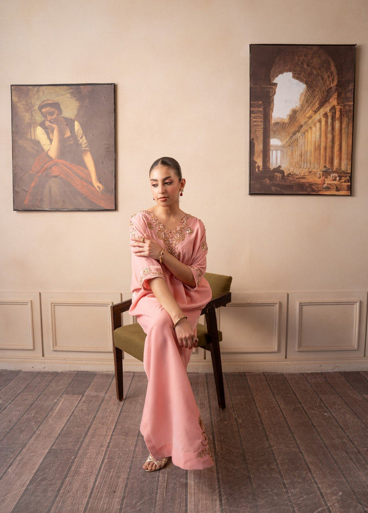 The Velvet Rise by Fozia Khalid Pret Blush Aura - Festive Collection