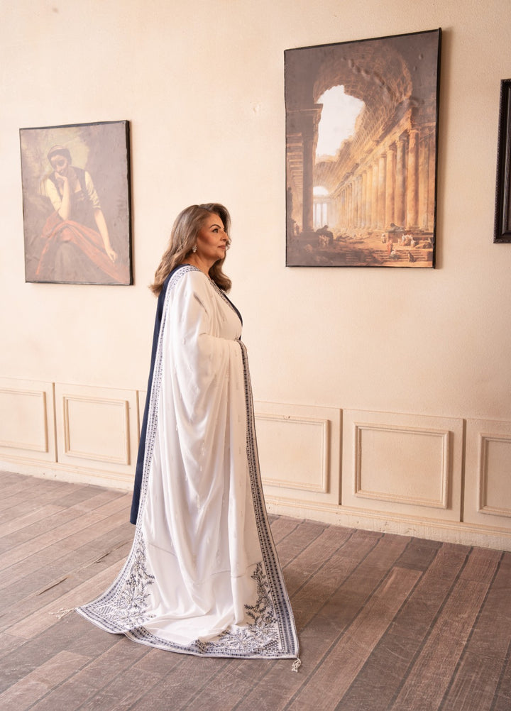 The Velvet Rise by Fozia Khalid Pret Steal Mist - Festive Collection