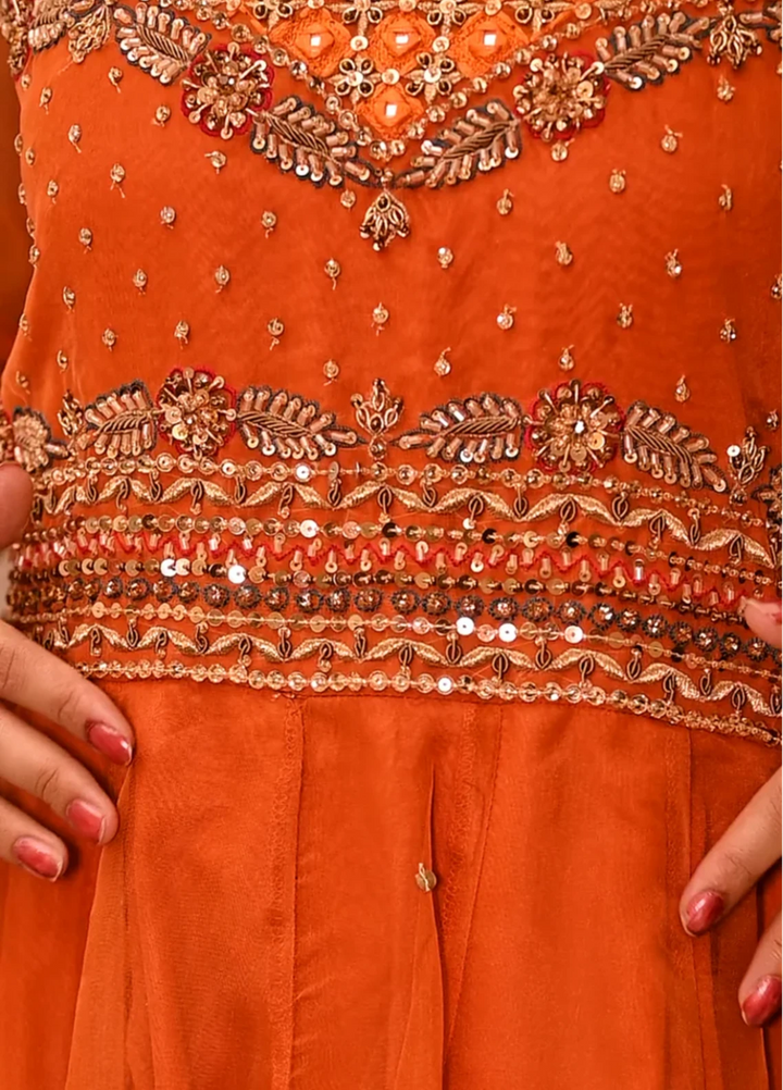 Khuwab by Kazma Shehnai Women Pret Organza 3 Piece Gul-E-Nar - Festive Collection