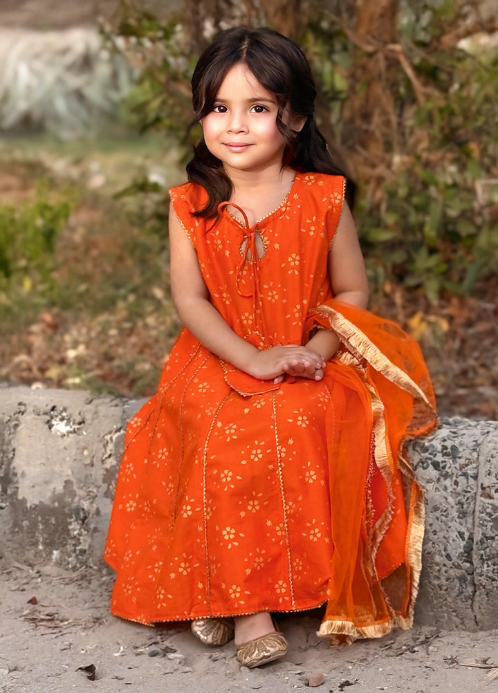 Modest Kids Pret 3 Piece Cotton Citrus Splash - Festive Collection