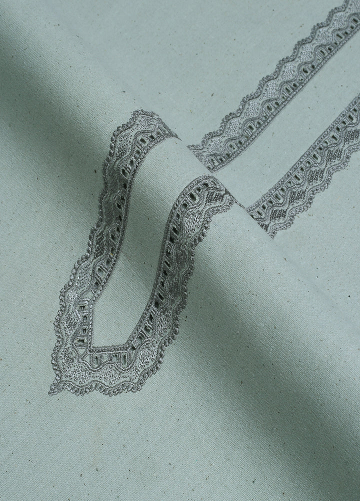 Men Unstitch Embroidered Khaddar Cutwork Neckline-Nyanza-GTS-KB-011