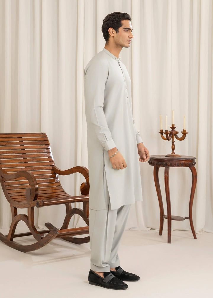 Buraq Mens Arbab Edit  Kurta Shalwar Wash N Wear Powder - Casual Collection