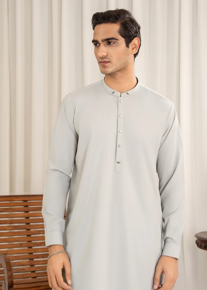 Buraq Mens Arbab Edit  Kurta Shalwar Wash N Wear Powder - Casual Collection