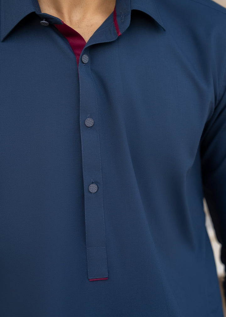 Ghumaan by Buraq Mens Pret Kurta Shalwar Wash n Wear Hayrah - Casual Collection