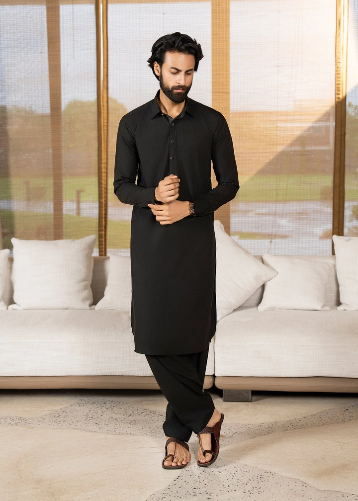 Ghumaan by Buraq Mens Pret Kurta Shalwar Wash n Wear Wasl - Casual Collection