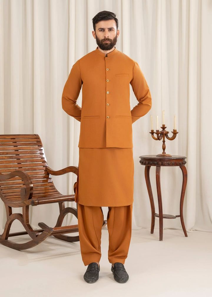 Shan-e-Buraq Mens Eastern Wash N Wear 3 Piece Tashfeen - Formals Collection