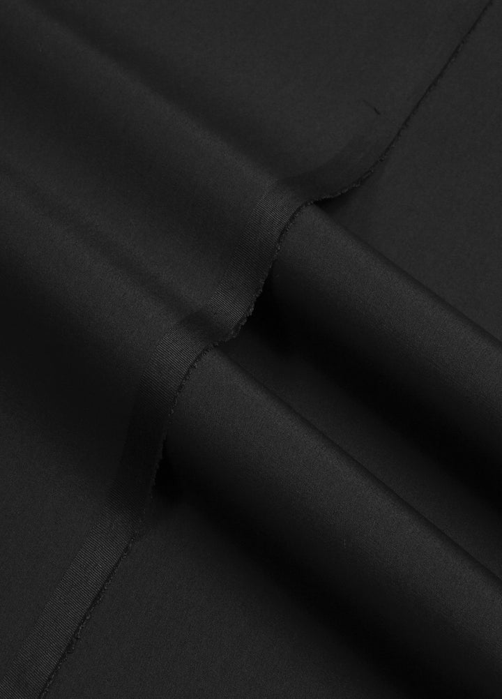 Monochorme by fabrich Men Unstitch 5-Colors Ikat Effect Embroidered Bann/Placket Black GTS-FE-018 - Casual Collection