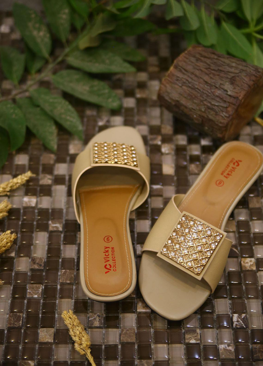 1st Sight Fashion Casual Style Flat Vicky Flat 1 Cream