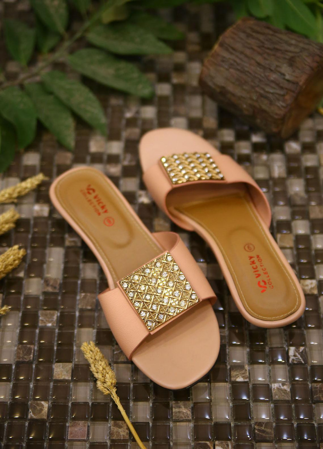 1st Sight Fashion Casual Style Flat Vicky Flat 1 Pink