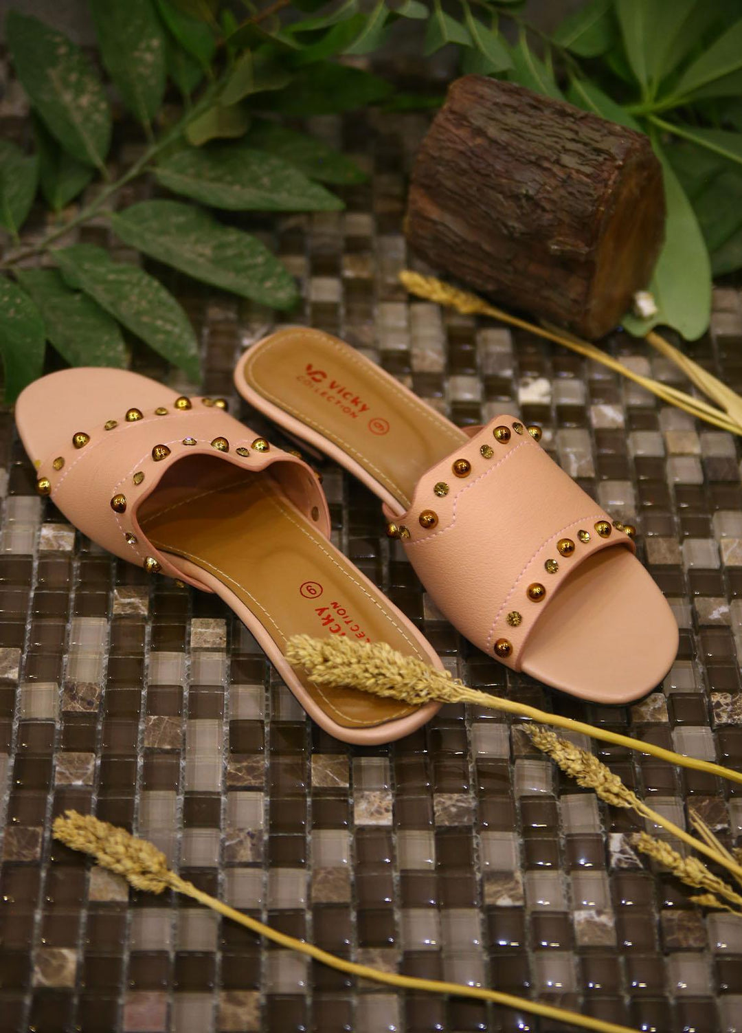 1st Sight Fashion Casual Style Flat Vicky Flat 2 Pink
