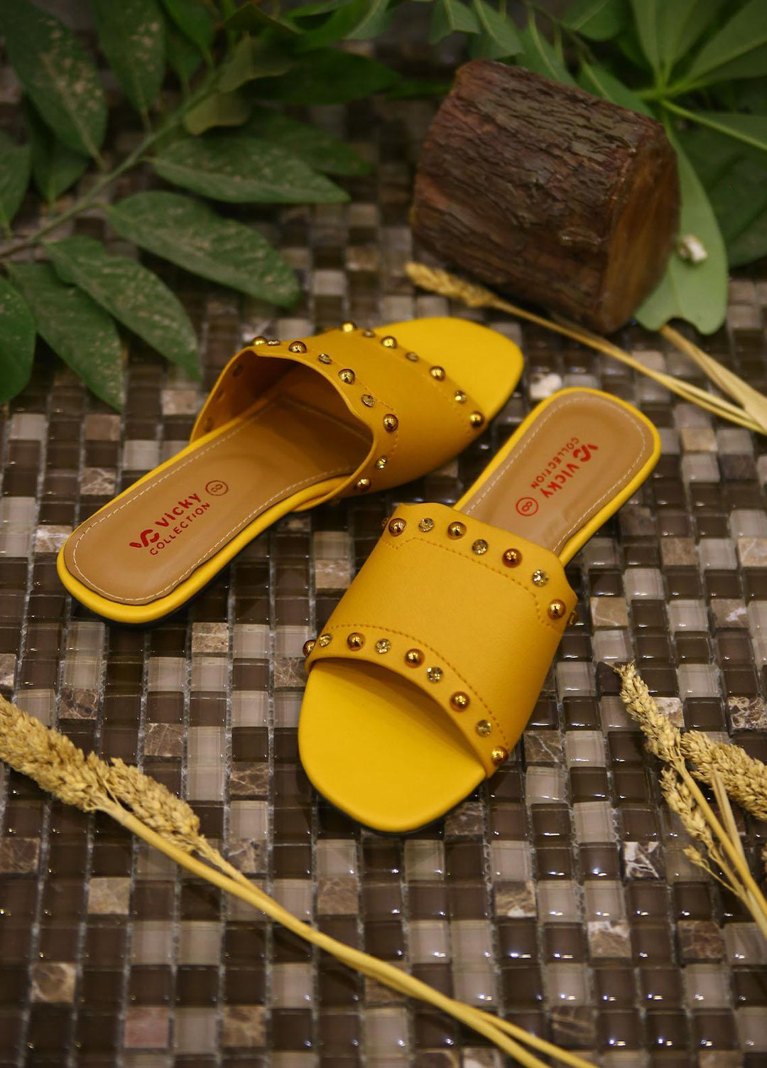 1st Sight Fashion Casual Style Flat Vicky Flat 2 Yellow