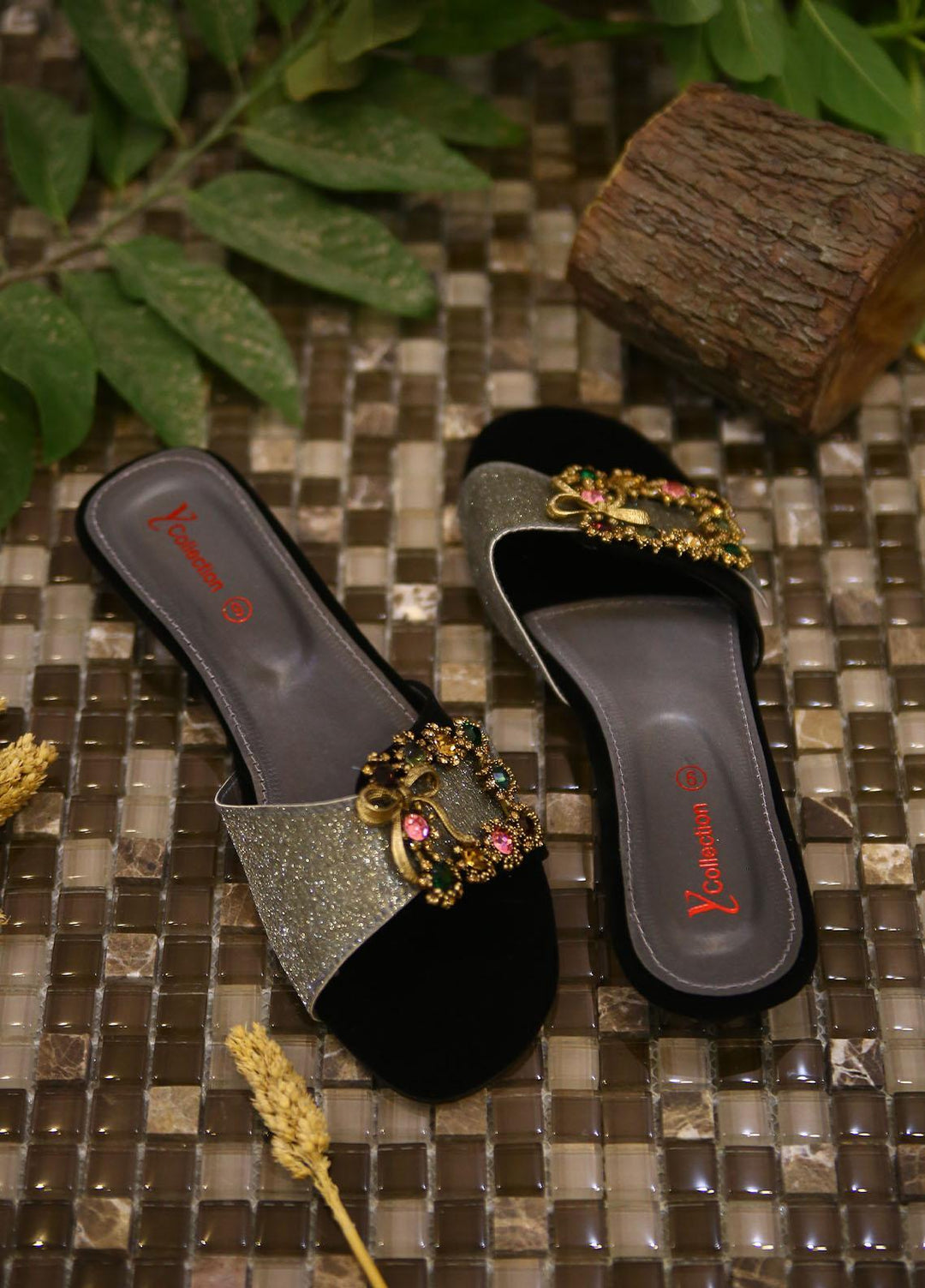 1st Sight Fashion Casual Style Flat Y Flat San 10 Grey
