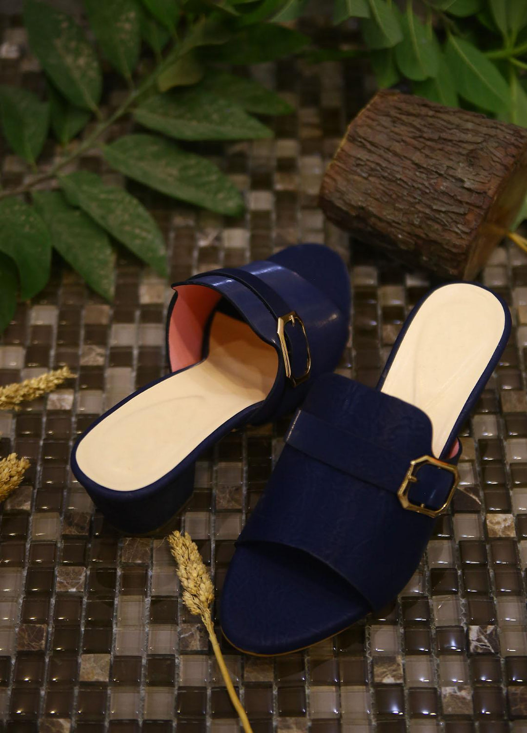 1st Sight Fashion Formal Style Heel Style & Style 6 Blue