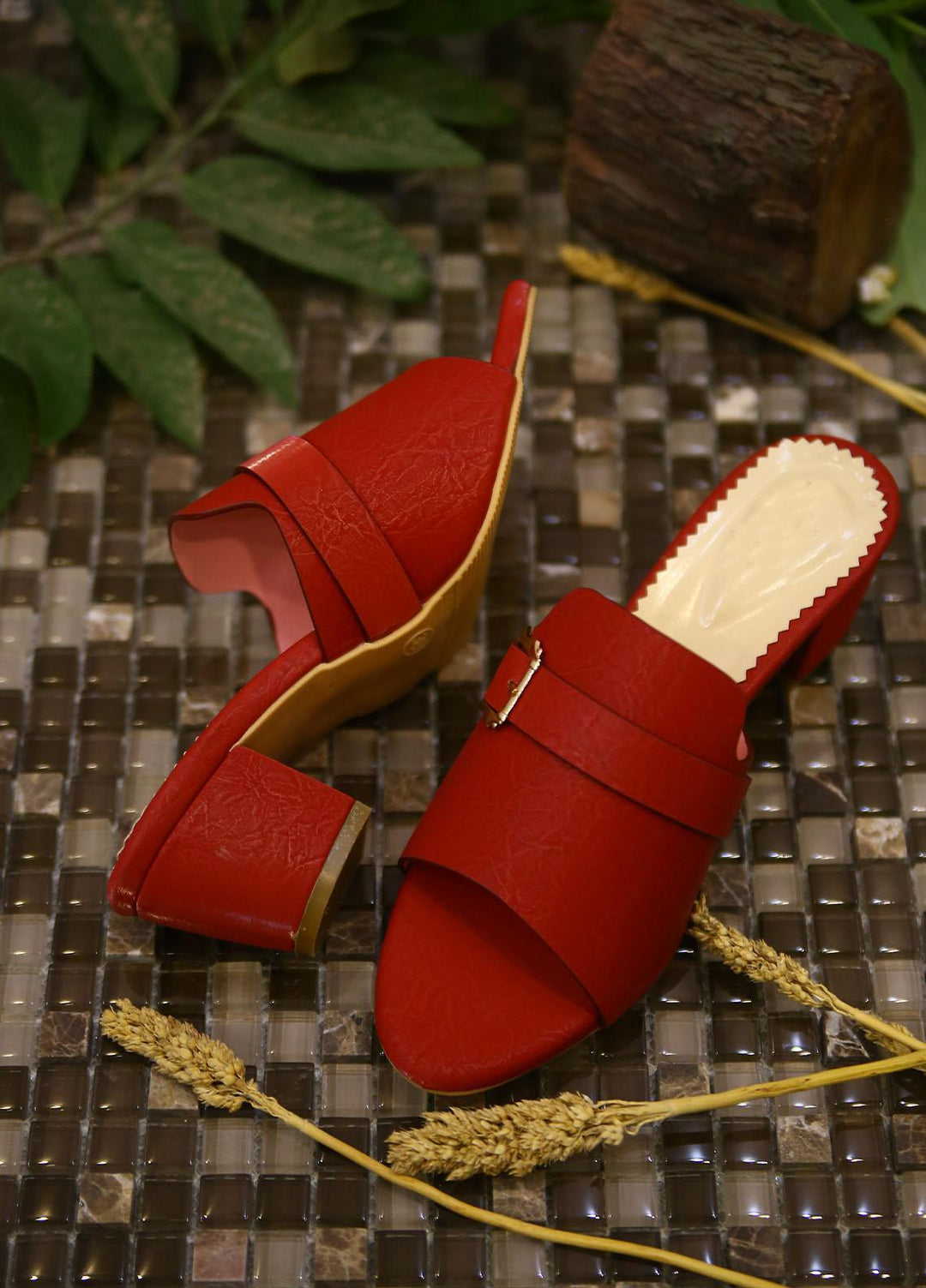 1st Sight Fashion Formal Style Heel Style & Style 6 Red