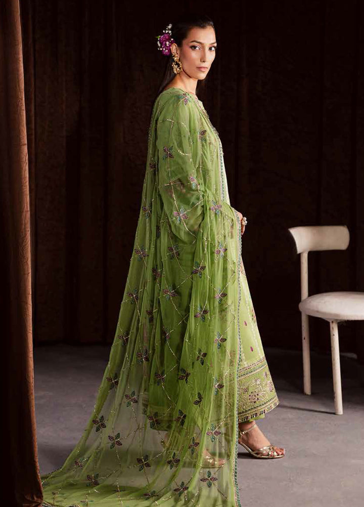 The Silk by Nureh Embroidered Silk Suits Unstitched 3 Piece NU25SU S-26 - Festive Collection