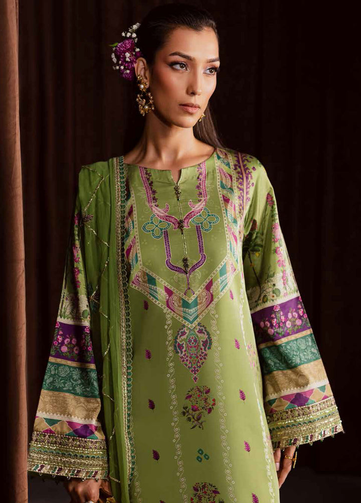 The Silk by Nureh Embroidered Silk Suits Unstitched 3 Piece NU25SU S-26 - Festive Collection