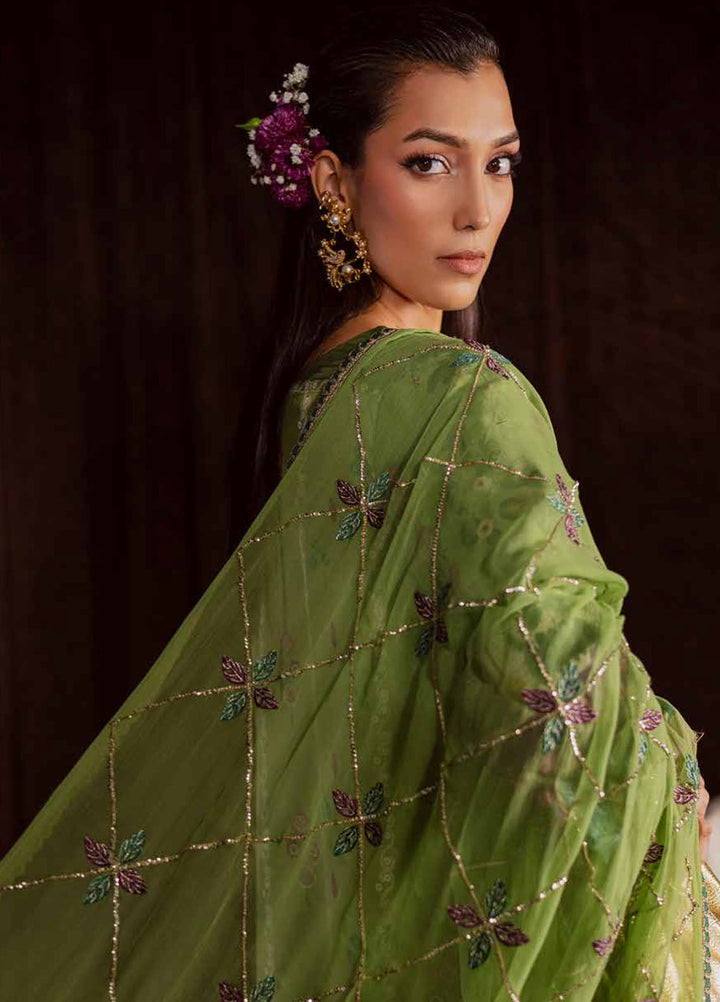 The Silk by Nureh Embroidered Silk Suits Unstitched 3 Piece NU25SU S-26 - Festive Collection
