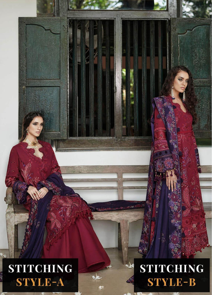 Danayah By Republic Womenswear Embroidered  Suits Unstitched 3 Piece RW22D DU-07 - Winter Collection