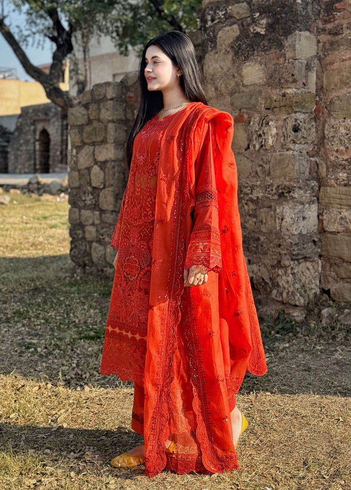 Mahrukh by Mahnur Embroidered Lawn Suits Unstitched 3 Piece MN24MK D2-A Iris - Summer Collection