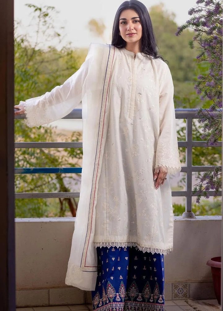 Zara Shahjahan Embroidered Lawn Suits Unstitched 3 Piece ZS24SS D-12B Deena - Summer Collection