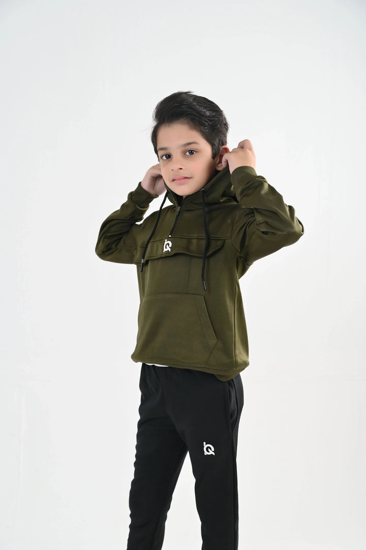 IQ Exclusive Kids Track Suit Fleece 2 PieceDark Fusion Tracksuit-Unisex Kids - Winter Collection