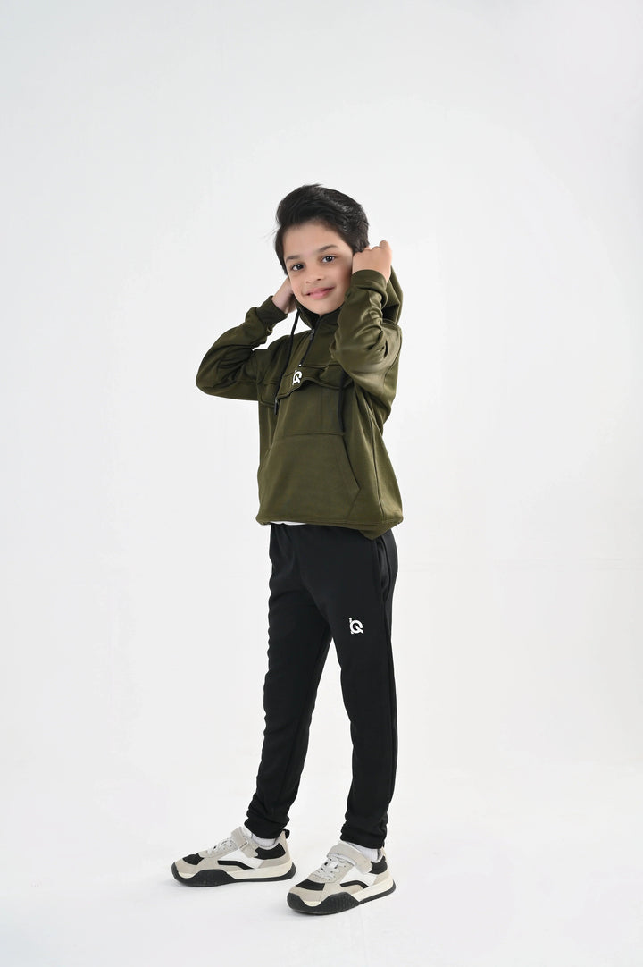 IQ Exclusive Kids Track Suit Fleece 2 PieceDark Fusion Tracksuit-Unisex Kids - Winter Collection