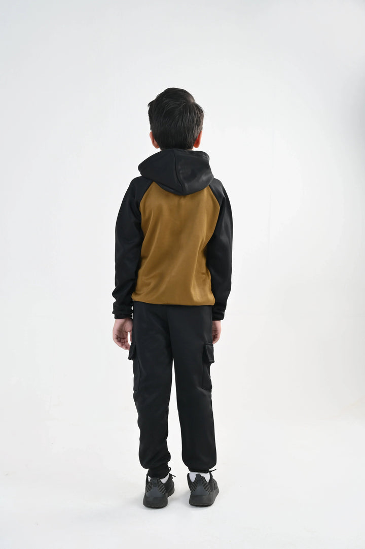 IQ Exclusive Kids Track Suit Fleece 2 PieceTwilight Sand Tracksuit-Unisex Kids - Winter Collection
