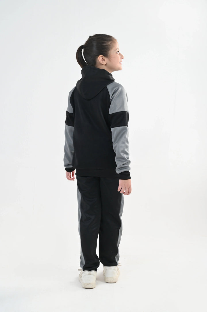 IQ Exclusive Kids Track Suit Fleece 2 PieceDark Cloud Tracksuit-Unisex Kids - Winter Collection