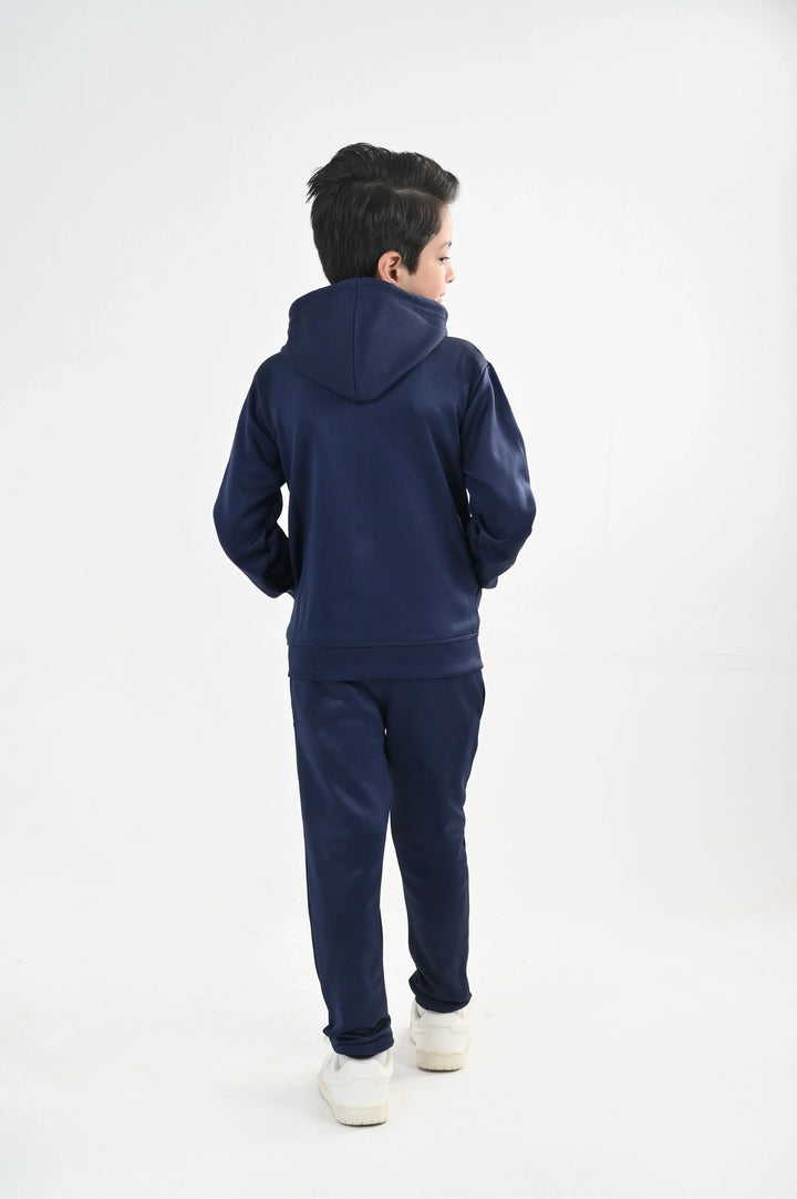IQ Exclusive Kids Track Suit Fleece 2 PieceSapphire Zipper Tracksuit-Unisex Kids - Winter Collection
