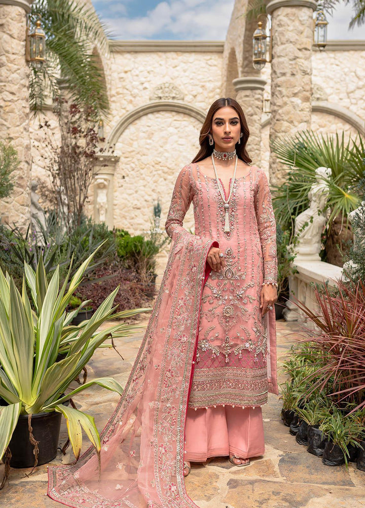 Gulaal Luxury Embroidered Organza 3 Piece Dress GL22LP-1 01 Aethira
