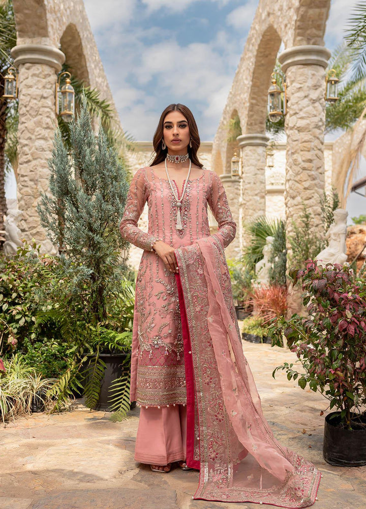 Gulaal Luxury Embroidered Organza 3 Piece Dress GL22LP-1 01 Aethira