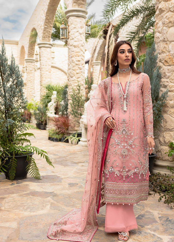 Gulaal Luxury Embroidered Organza 3 Piece Dress GL22LP-1 01 Aethira