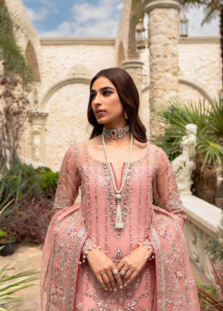 Gulaal Luxury Embroidered Organza 3 Piece Dress GL22LP-1 01 Aethira