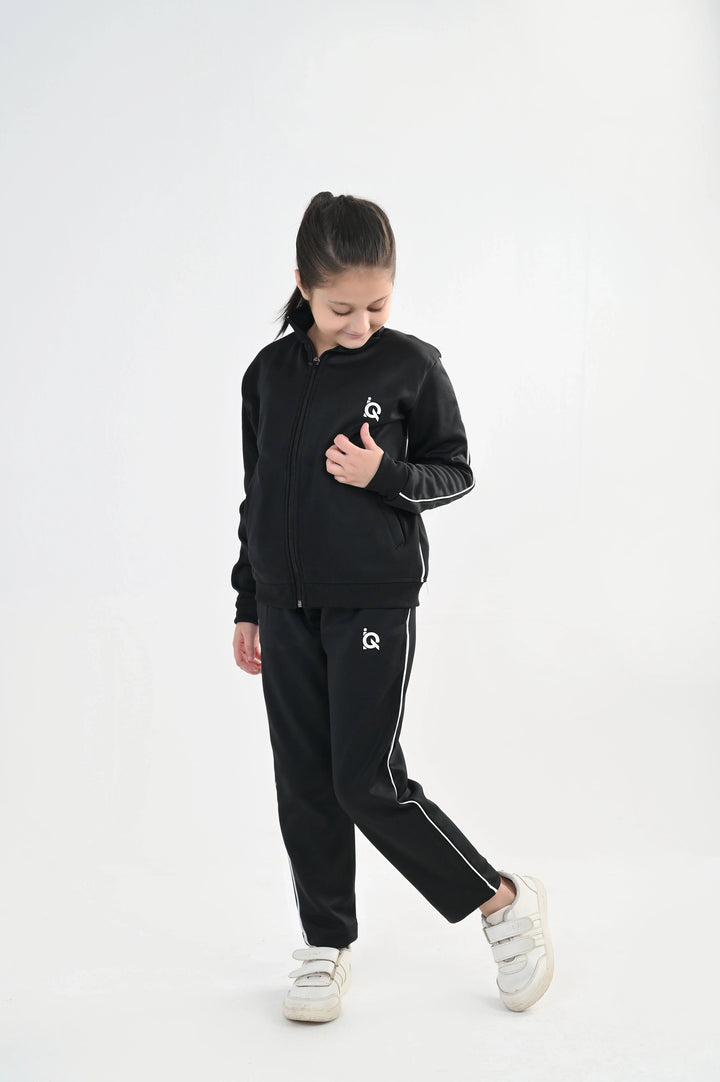 IQ Exclusive Kids Track Suit Fleece 2 PieceShadow Line Tracksuit-Unisex Kids - Winter Collection