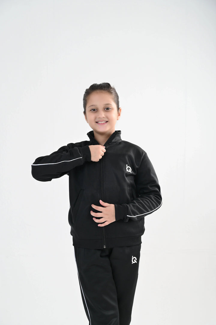 IQ Exclusive Kids Track Suit Fleece 2 PieceShadow Line Tracksuit-Unisex Kids - Winter Collection