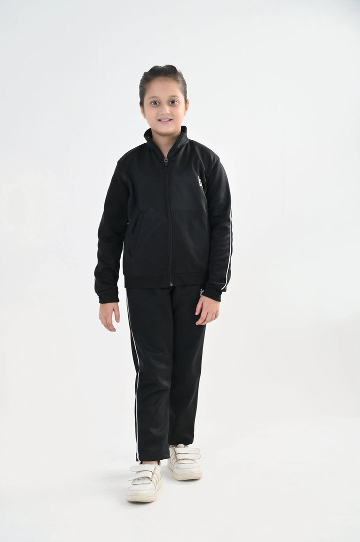 IQ Exclusive Kids Track Suit Fleece 2 PieceShadow Line Tracksuit-Unisex Kids - Winter Collection