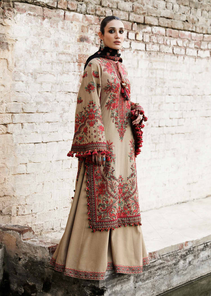 Hussain Rehar Embroidered Karandi Suits Unstitched 3 Piece HRR23KW Sahara - Winter Collection