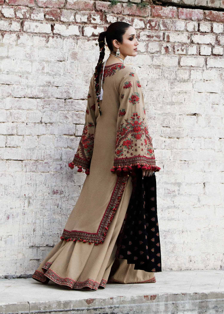 Hussain Rehar Embroidered Karandi Suits Unstitched 3 Piece HRR23KW Sahara - Winter Collection