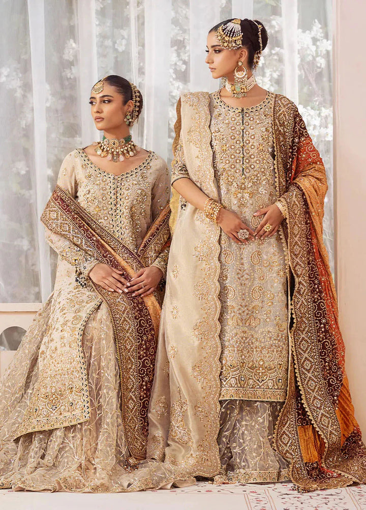 Aik Atelier Embroidered Organza Suits Unstitched 3 Piece AIK25EF Vl2 Look 01 - Formals Collection