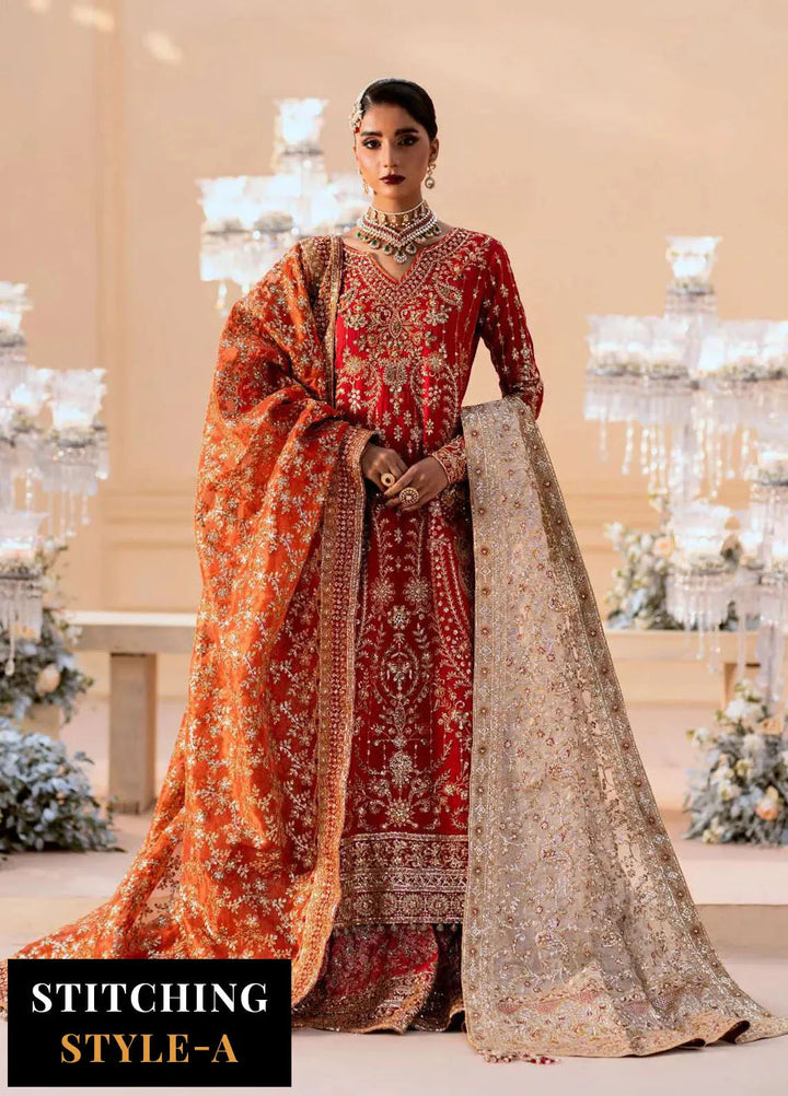 Aik Atelier Embroidered Silk Suits Unstitched 3 Piece AIK25EF Vl1 Look-01 - Formals Collection