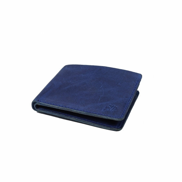 Vintage by Jild Mens Genuine Vintage Leather Wallet-BLUE BERRY S2 - Wallets Collection