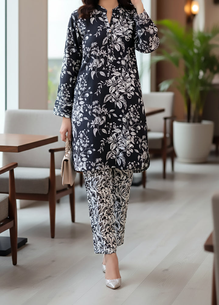 Lakhany Pret Printed Khaddar 2 Piece Suit LG-RK-0046